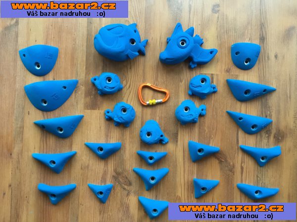 Nové dětské lezecké chyty THEREX Climbing - 24 kusů