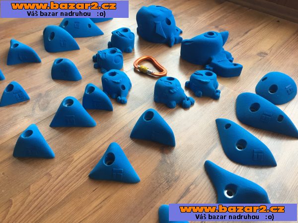 Nové dětské lezecké chyty THEREX Climbing - 24 kusů