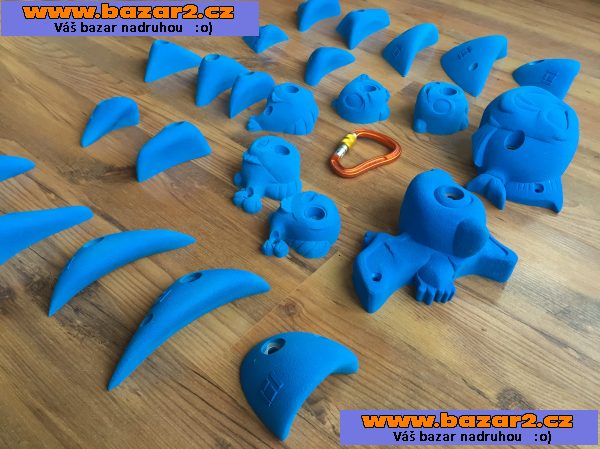 Nové dětské lezecké chyty THEREX Climbing - 24 kusů