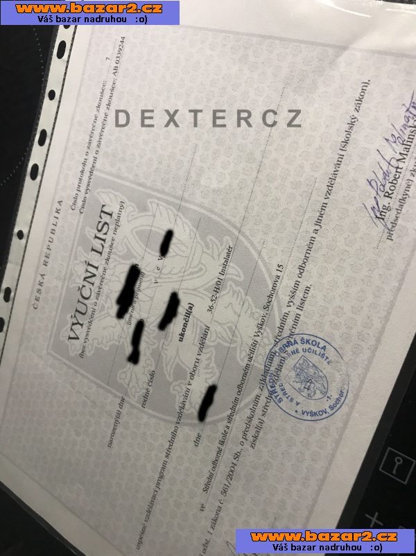 Maturitní vysvědčení, Vysokoškolské diplomy,výuční listy2018