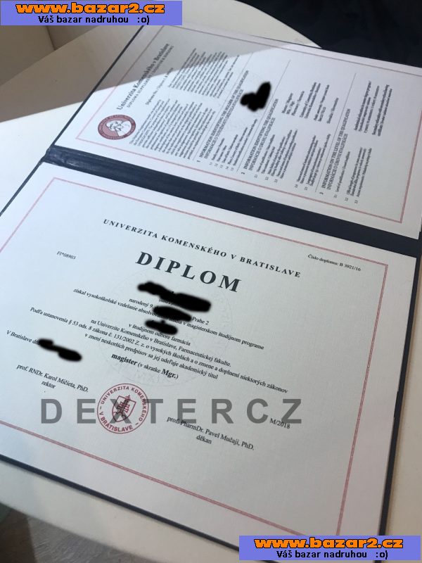 Maturitní vysvědčení, Vysokoškolské diplomy,výuční listy2018