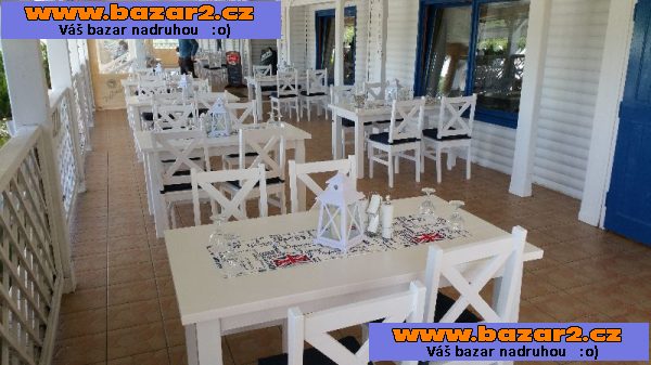 Nové drevene židle do restaurace, od výrobce,