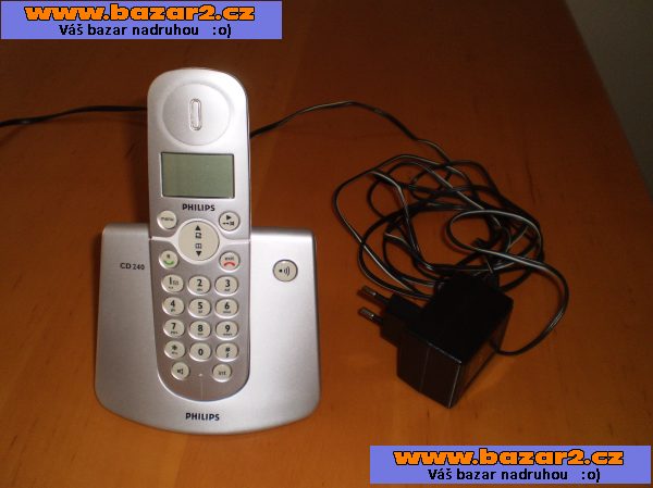 Prodám bezdrátový telefon Philips CD 240