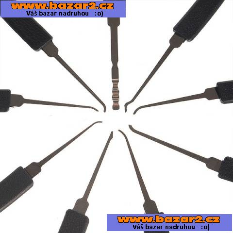 Lockpick sada planžet - 9ks + 2x napínák