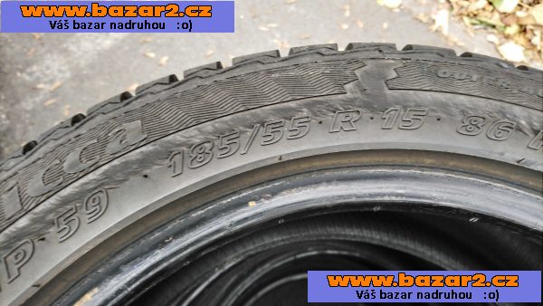 Zimni pneumatiky 185.55 R 15  Profil 7mm