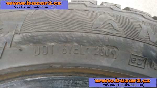 Zimni pneumatiky 185.55 R 15  Profil 7mm