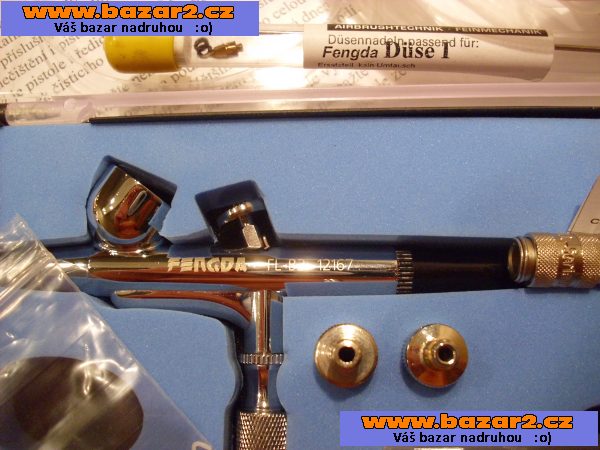 NOVÁ Airbrush stříkací pistole FENGDA EU + díly