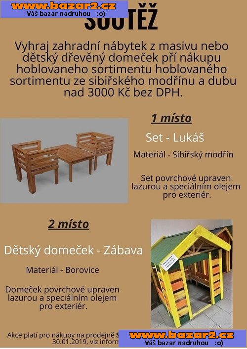 Dětský dřevěný domek Neposeda M
