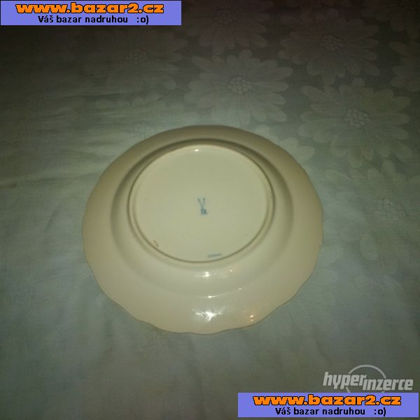 Pěkný starý talíř - zn. MÍŠEŇ 520/64 210 GERMANY 4