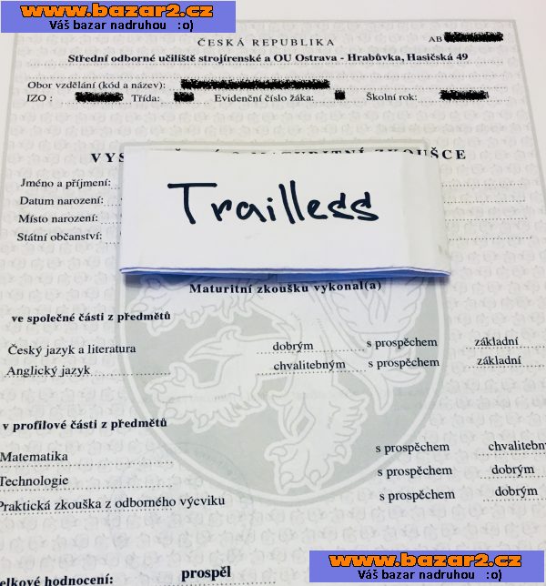 Vysokoškolské diplomy(diploma supplement), Maturitní vysvědčení, Vyuční listy