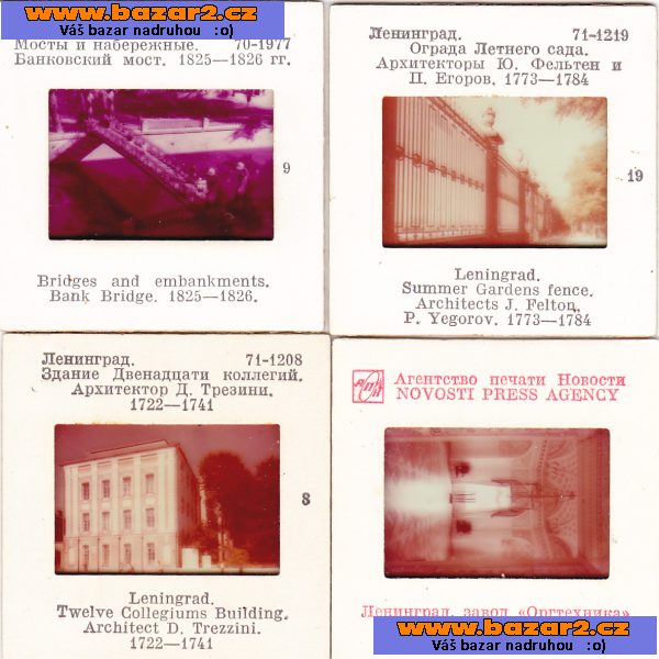 DIAPOZITIVY  LENINGRAD  1980