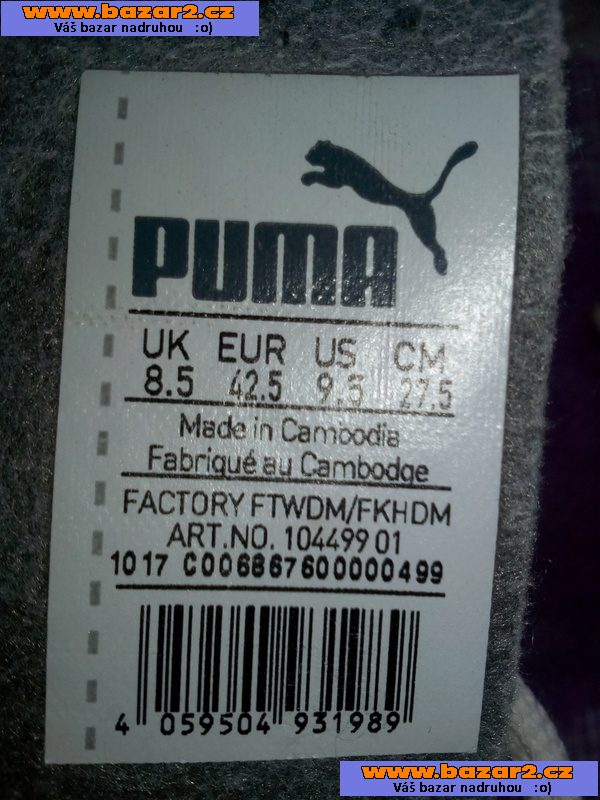 PRODÁM NA umělou trávu a tvrdý povrch KOPAČKY-TURFY ZN. PUMA. 