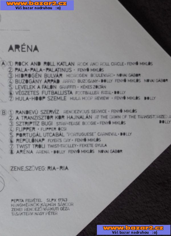LP  HUNGARIA-ARÉNA