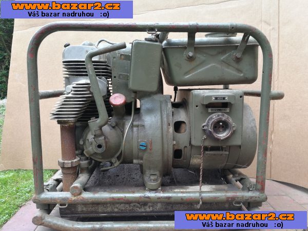 Prodám vojenskou elektrocentrálu 1,2 kw , r.výroby 1962