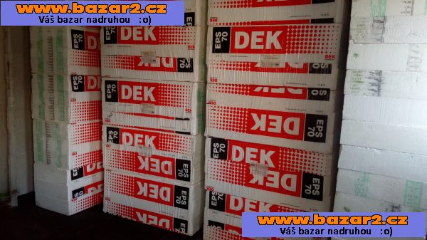 Prodám fasádní polystyrén tl.150mm DEK EPS70.