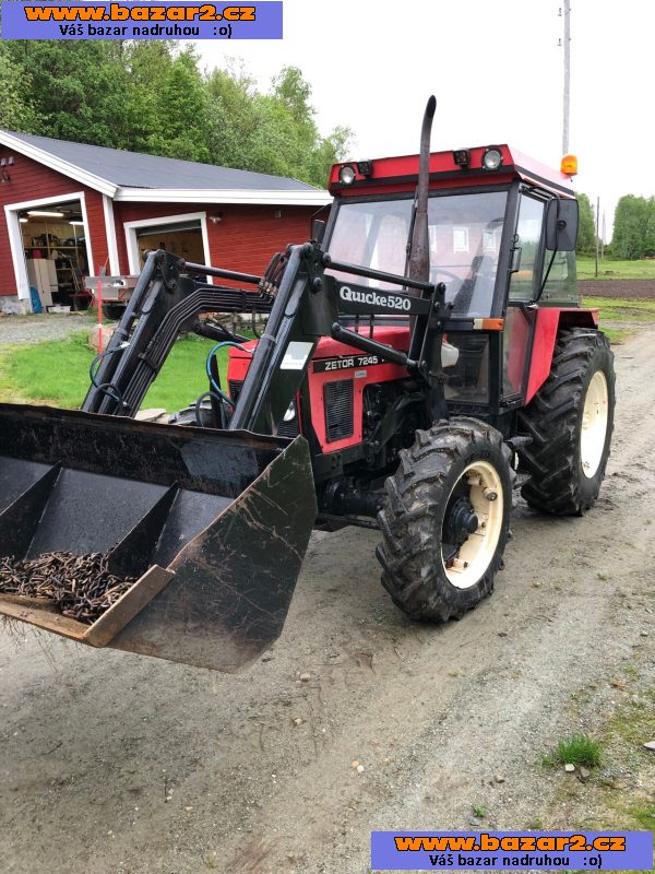 Traktor Zetor 7245 + kompletní čelní nakladač
