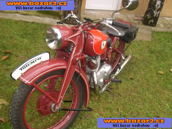 Triumph 1942, 250ccm BD-2, inzerce-cz.cz Triumph 1942, 250ccm BD
