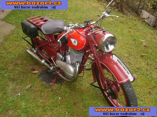 Triumph 1942, 250ccm BD-5, inzerce-cz.cz Triumph 1942, 250ccm BD