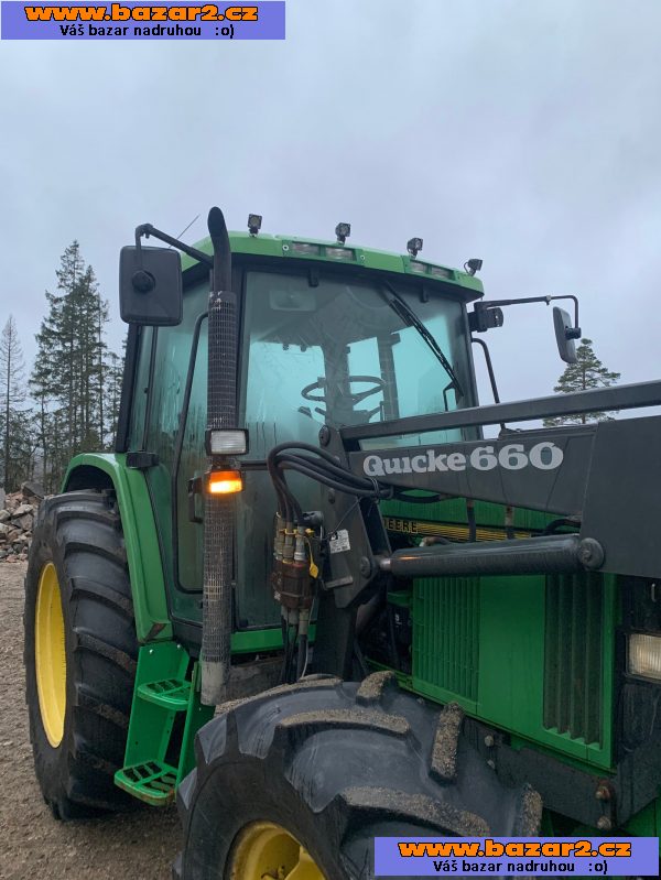 Traktor John Deere 6400/Q660 + čelní nakladač