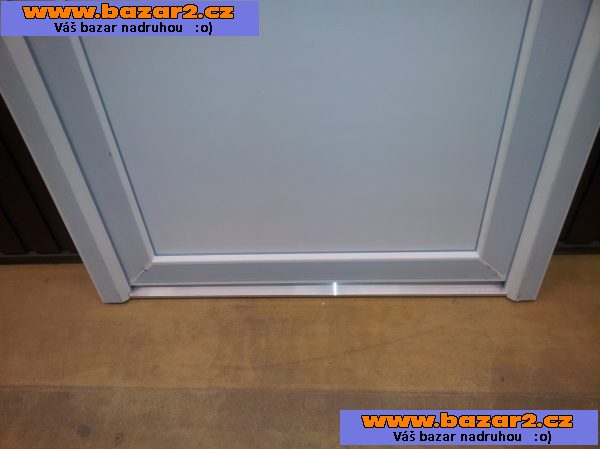 Plastové dveře víceúčelové 200/98cm bílé nové