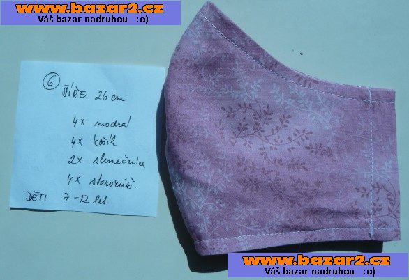 Roušky,3 vrstvy,100% bavlna