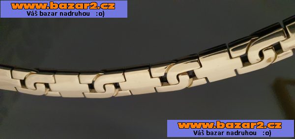Zlatý náramek 14.kar.98,66g CZ puncování