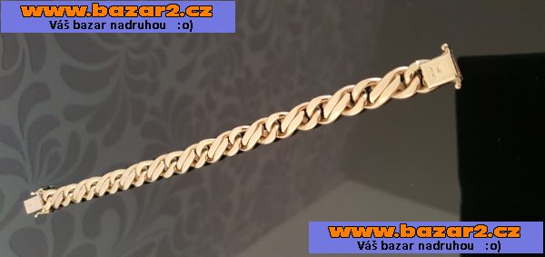 Zlatý náramek 14k 59,7g 