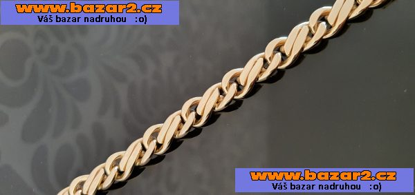 Zlatý náramek 14k 59,7g 