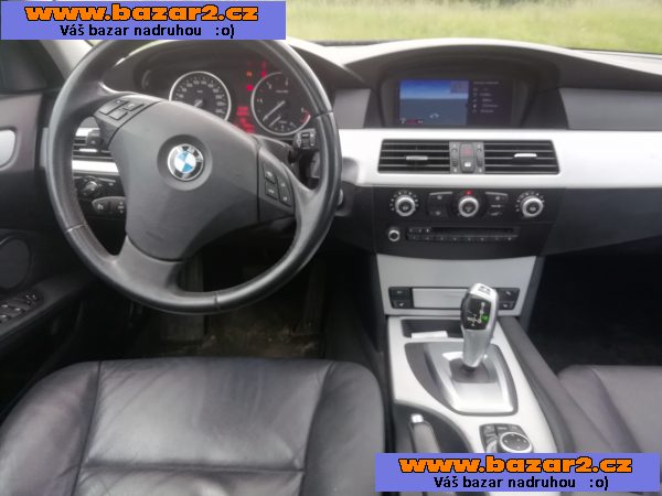 BMW řady 5, kůže, NAVI, AT, 145kW, sedan
