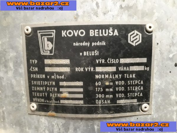BRUTAR na plyn
