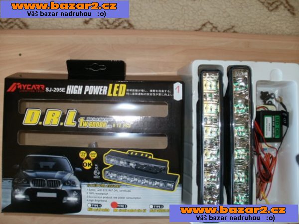 Světla pro denní svícení DRL-2x6 LED.