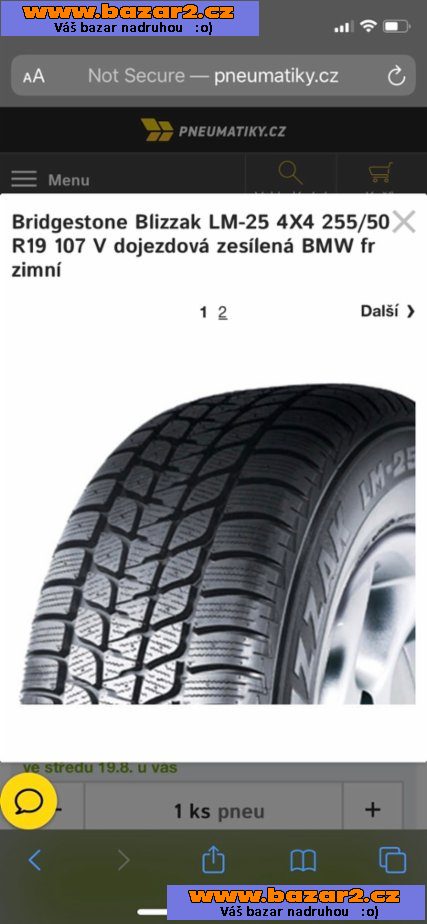 BMW X5 - zimní sada kol 