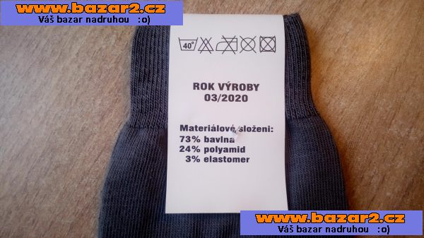 PONOŽKY Z VÝSTROJE VSČR (VEL. 29) 
