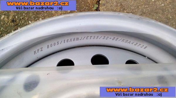 Disk 6,5Jx16 ET27 Honda Civic 8005 - nove