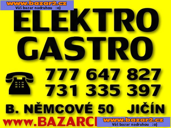 ELEKTROSPOTŘEBIČE a GASTRO VYBAVENÍ: www.bazarcentrum.cz