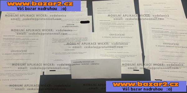 Maturitní vysvědčení, vysoškolské diplomy-3, inzerce-cz.cz Maturitní vysvědčení, vysoškolské diplomy