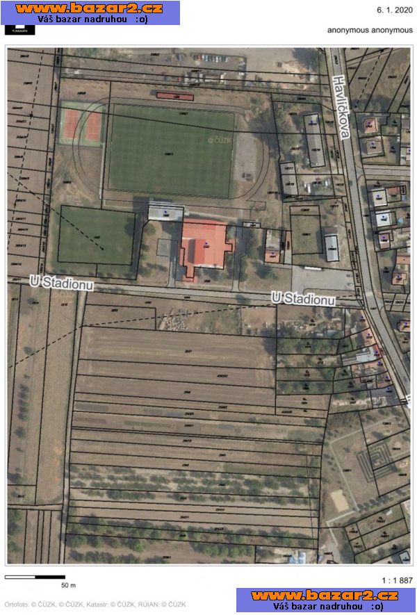 prodej podílu pozemku Podivín