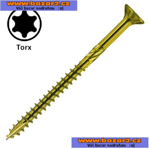 Konstrukční tesařské vruty TORX - máme více rozměrů skladem