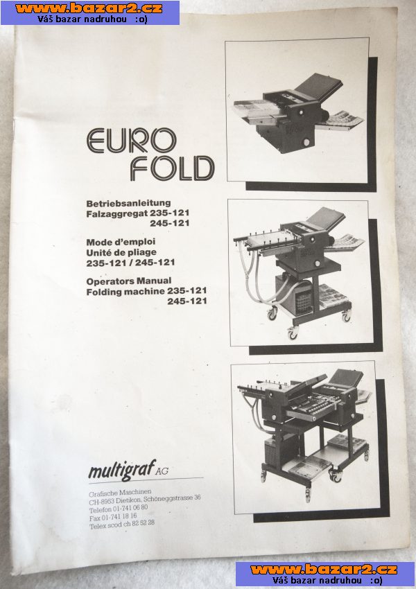 Skládací stroj Eurofold 245-201