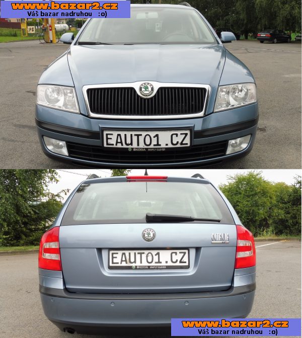 Škoda Octavia2 COMBI 2008 1.6MPI 75kW KLIMATRONIC 10BAG PDC ČERSTVĚ DOVEZENO NEB