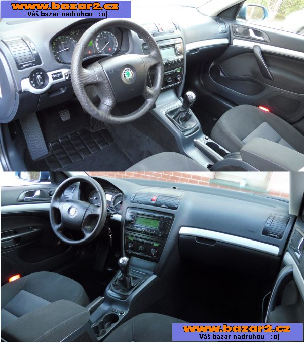 Škoda Octavia2 COMBI 2008 1.6MPI 75kW KLIMATRONIC 10BAG PDC ČERSTVĚ DOVEZENO NEB