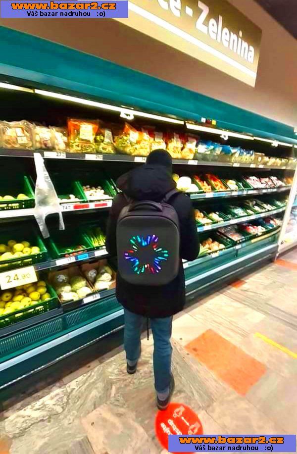 Batoh s led displejem