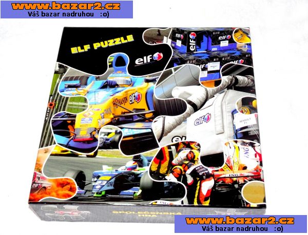 Maxi puzzle se závodní formulí.