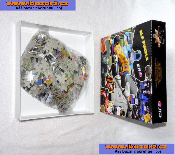 Maxi puzzle se závodní formulí.