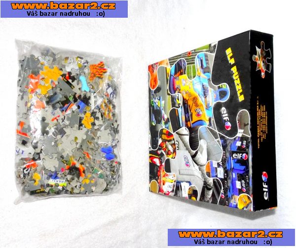 Maxi puzzle se závodní formulí.