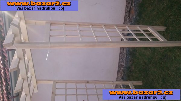 Pergola Zahradní dřevěný oblouk brána na kytkyRůže