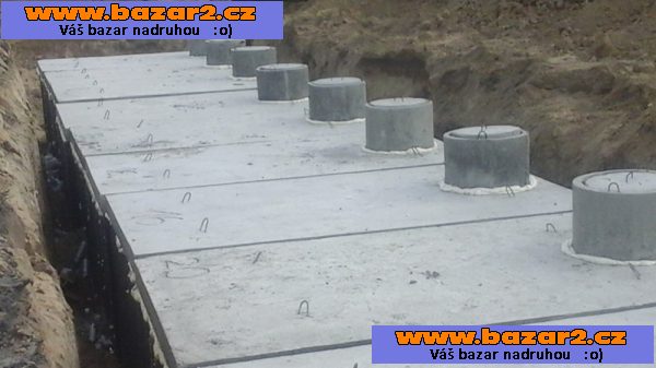Betonová žumpa, nádrže na vodu, požární nádrže
