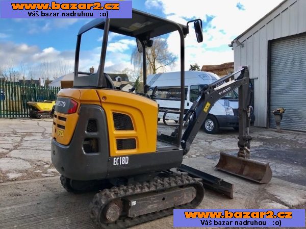 Minibagr Volvo EC-I8CD - plně funkční