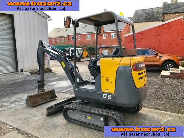 Minibagr Volvo EC-I8CD - plně funkční