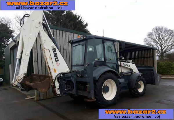 Traktorbagr Terex XS 8O8 TE - Plně funkční 